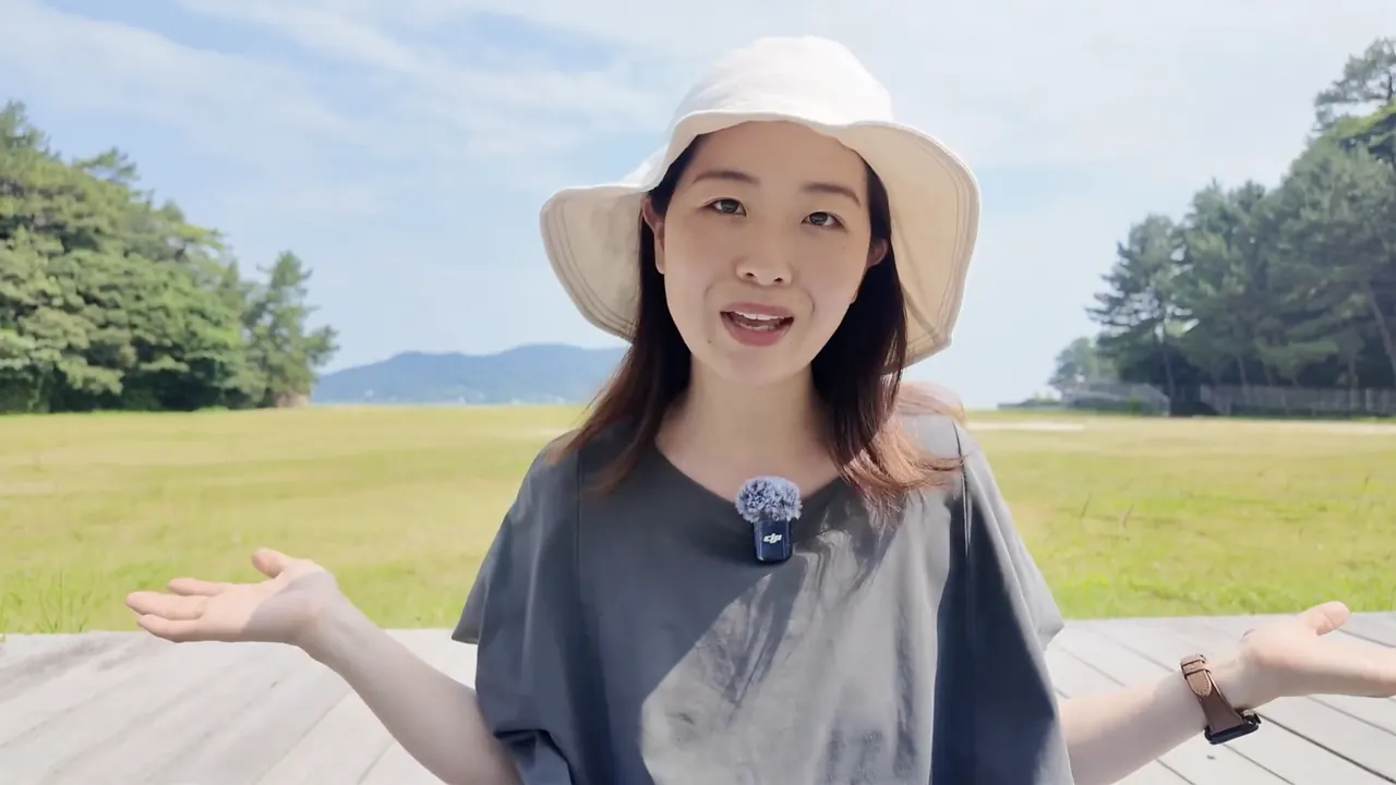 Talking outdoors in a park on a sunny day